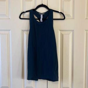 Dark blue workout tank